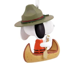 Best Camp Snoopy in Canoe Ornament Snoopy