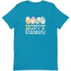 Hot Charlie Brown Hoppy Easter Adult Short Sleeve T-Shirt Charlie Brown | T-Shirts