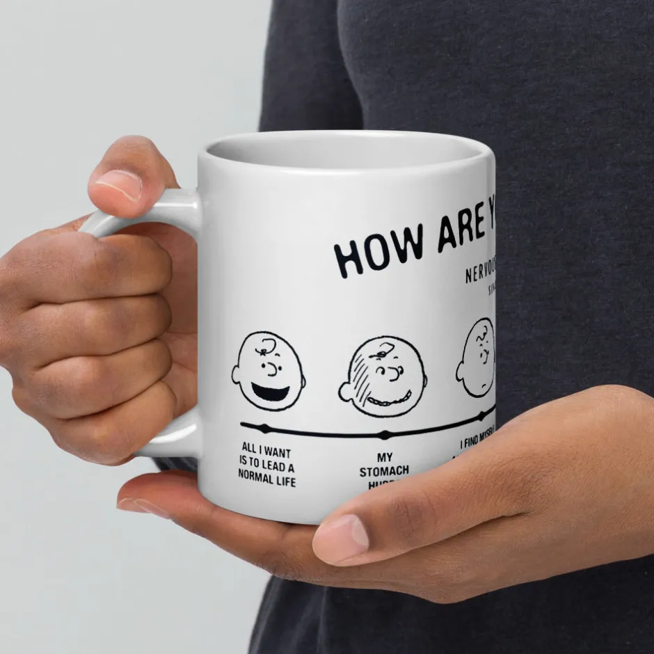 Hot Charlie Brown How Are You Feeling Mug Peanuts Gang | Mugs