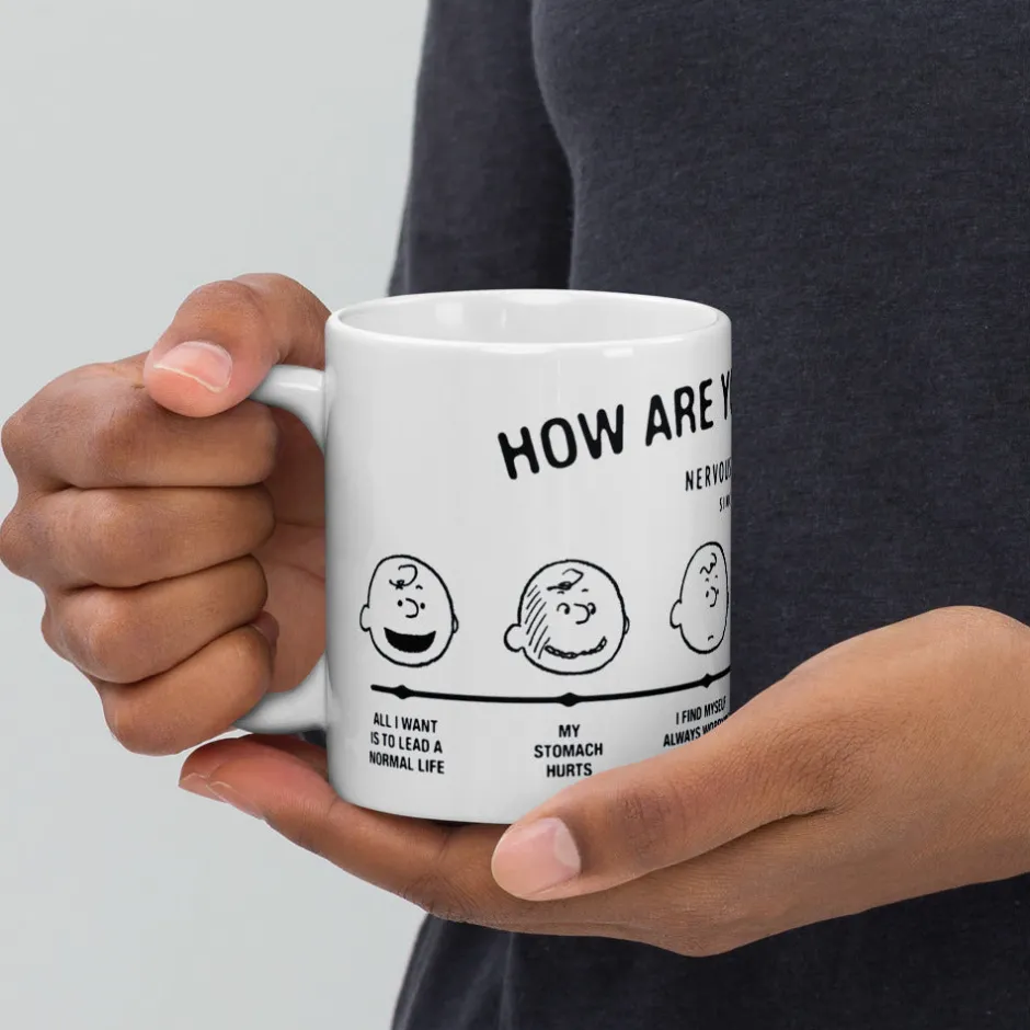 Hot Charlie Brown How Are You Feeling Mug Peanuts Gang | Mugs