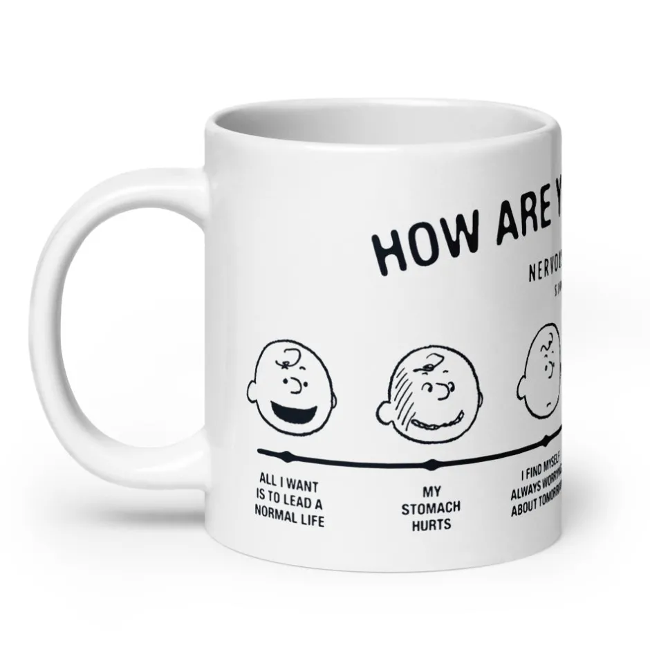 Hot Charlie Brown How Are You Feeling Mug Peanuts Gang | Mugs