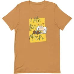 Best Charlie Brown I Ate Too Much Unisex T-Shirt T-Shirts