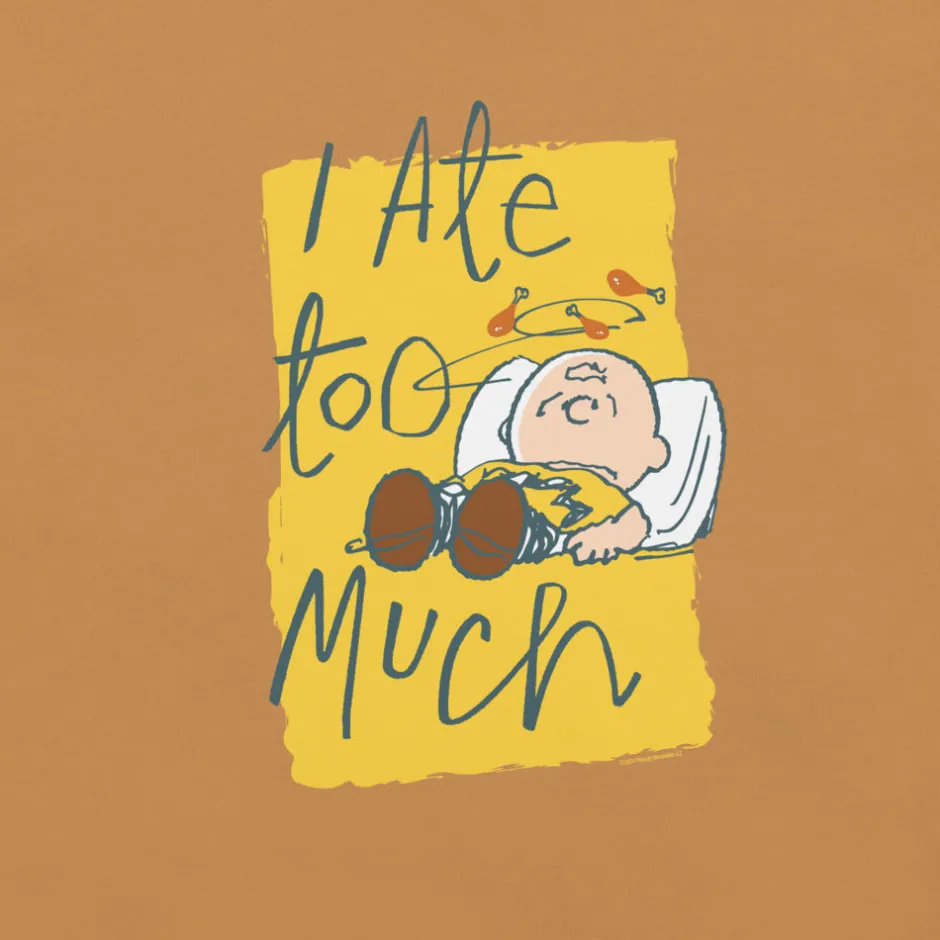 Best Charlie Brown I Ate Too Much Unisex T-Shirt T-Shirts