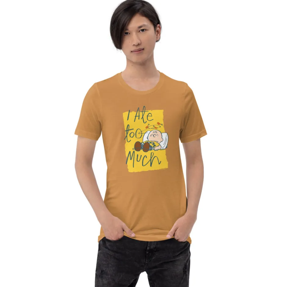 Best Charlie Brown I Ate Too Much Unisex T-Shirt T-Shirts