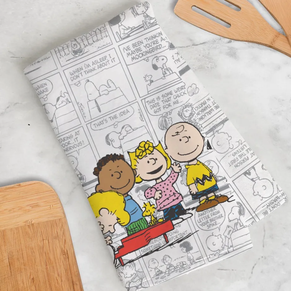 Sale Comic Kitchen Towel Peanuts Gang | Towels