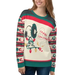 Discount Crabby Christmas Unisex Crewneck Snoopy | Hoodies & Sweatshirts