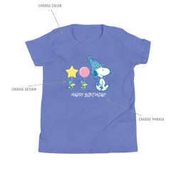Discount Customized Birthday Kids T-Shirt Woodstock | Snoopy