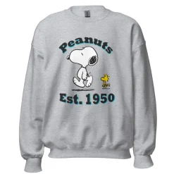 Best Est. 1950 Adult Sweatshirt Woodstock | Snoopy