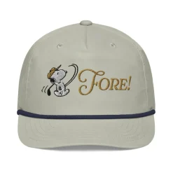 Best Fore Embroidered Golf Rope Cap Snoopy | Hats & Beanies