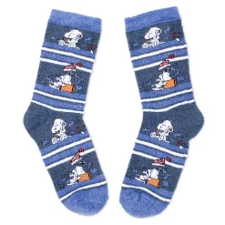 Best Fuzzy Festive Socks Snoopy