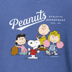 Hot Gang Athletic Department Adult T-Shirt Snoopy | Peanuts Gang