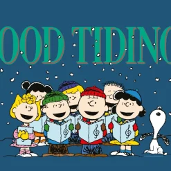 Outlet Gang Good Tidings Door Mat Snoopy | Schroeder