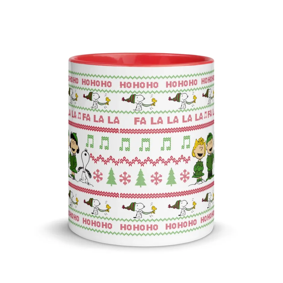 Sale Gang Holiday Choir Two-Tone Mug Woodstock | Snoopy