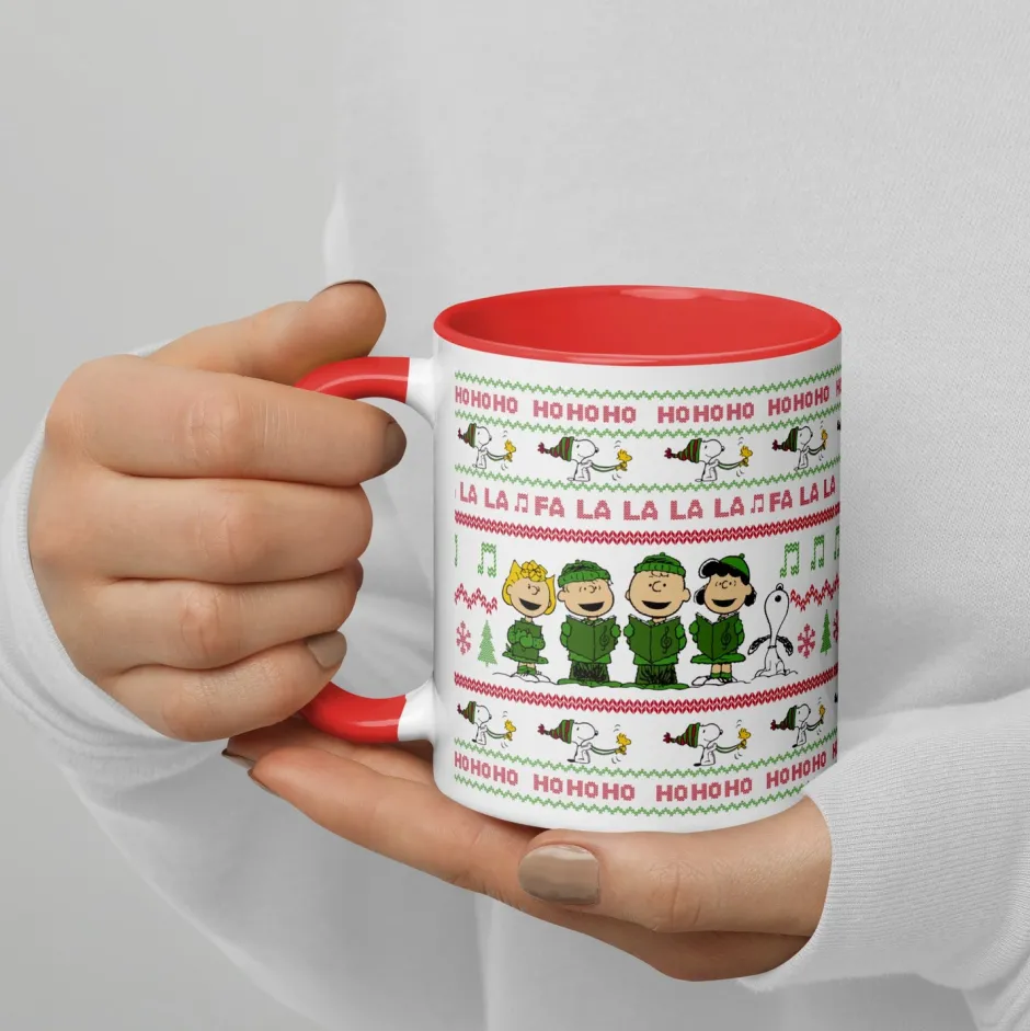 Sale Gang Holiday Choir Two-Tone Mug Woodstock | Snoopy