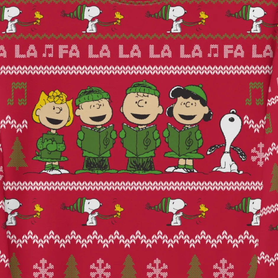 Clearance Gang Holiday Knitted Unisex Crewneck Woodstock | Snoopy