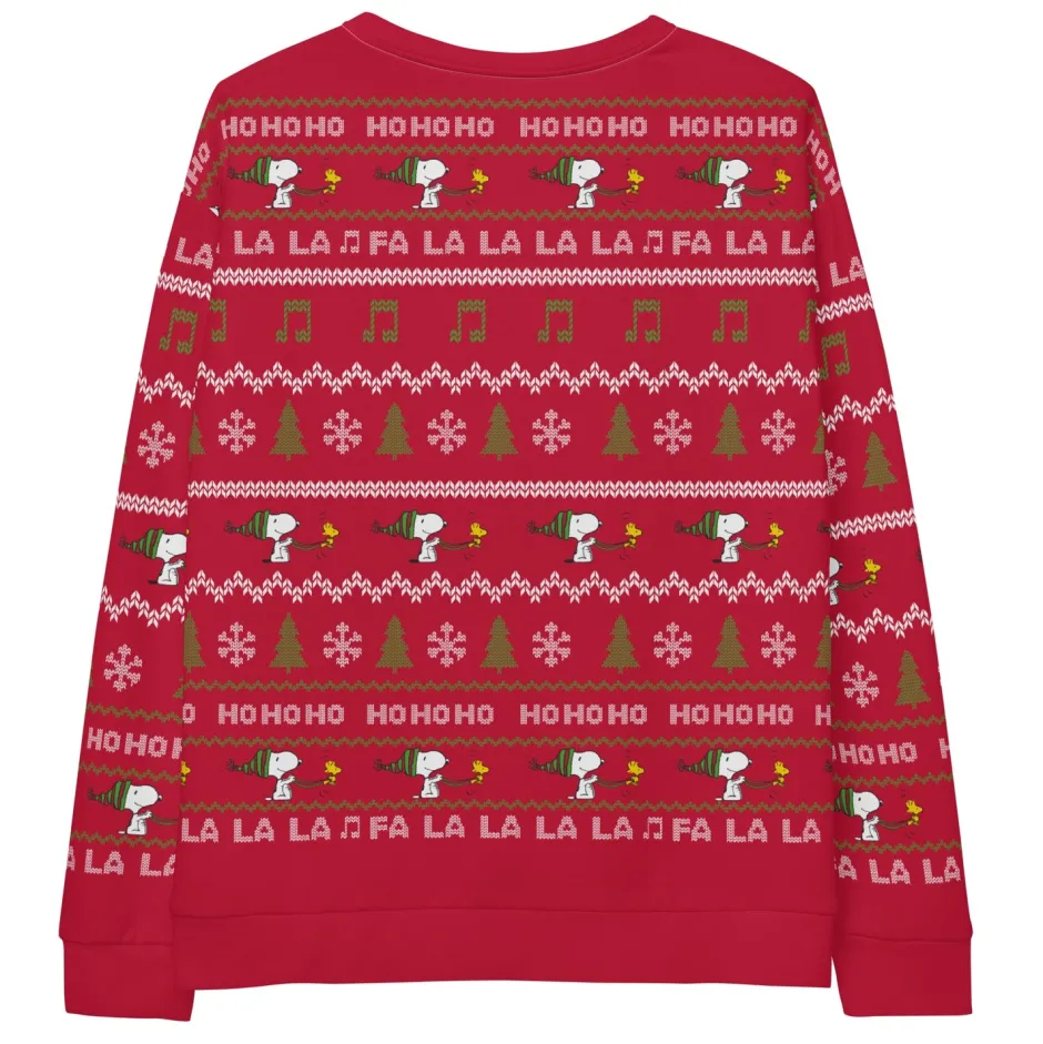 Clearance Gang Holiday Knitted Unisex Crewneck Woodstock | Snoopy