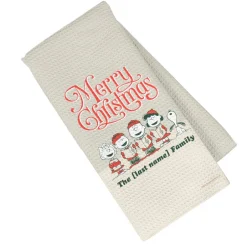 Fashion Gang Merry Christmas Personalized Kitchen Towel Peanuts Gang | Towels
