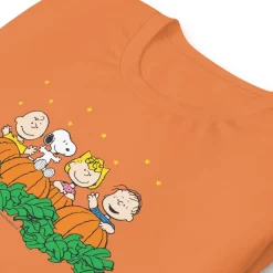 Sale Gang Pumpkin Patch Adult T-Shirt Snoopy | Peanuts Gang