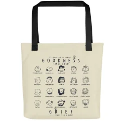 Sale Goodness Grief Tote Bag Peanuts Gang | Bags & Backpacks