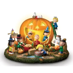 Discount Great Pumpkin Carving Party Sculpture Peanuts Gang | Collectibles