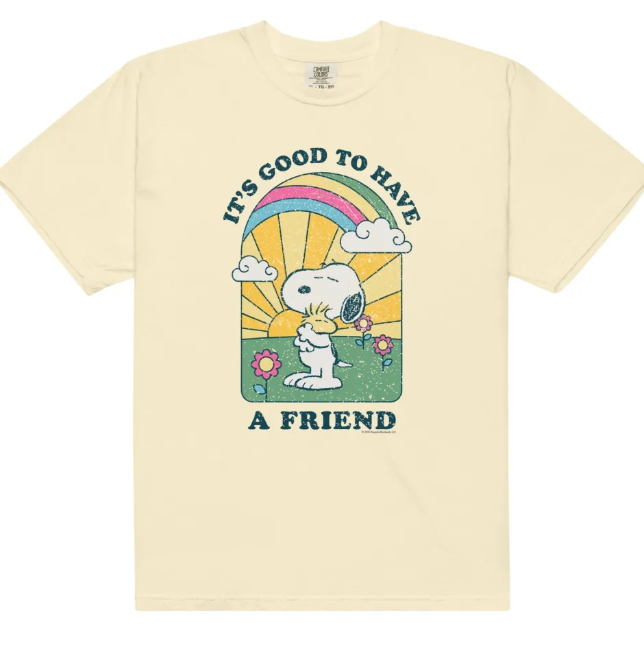 Fashion Groovy Comfort Colors T-Shirt Woodstock | Snoopy