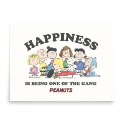 Outlet Happiness Is Premium Poster Peanuts Gang | Wall Art