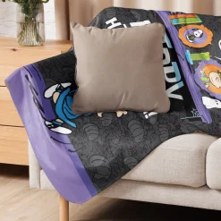 Fashion Happy Halloween Sherpa Blanket Snoopy | Schroeder