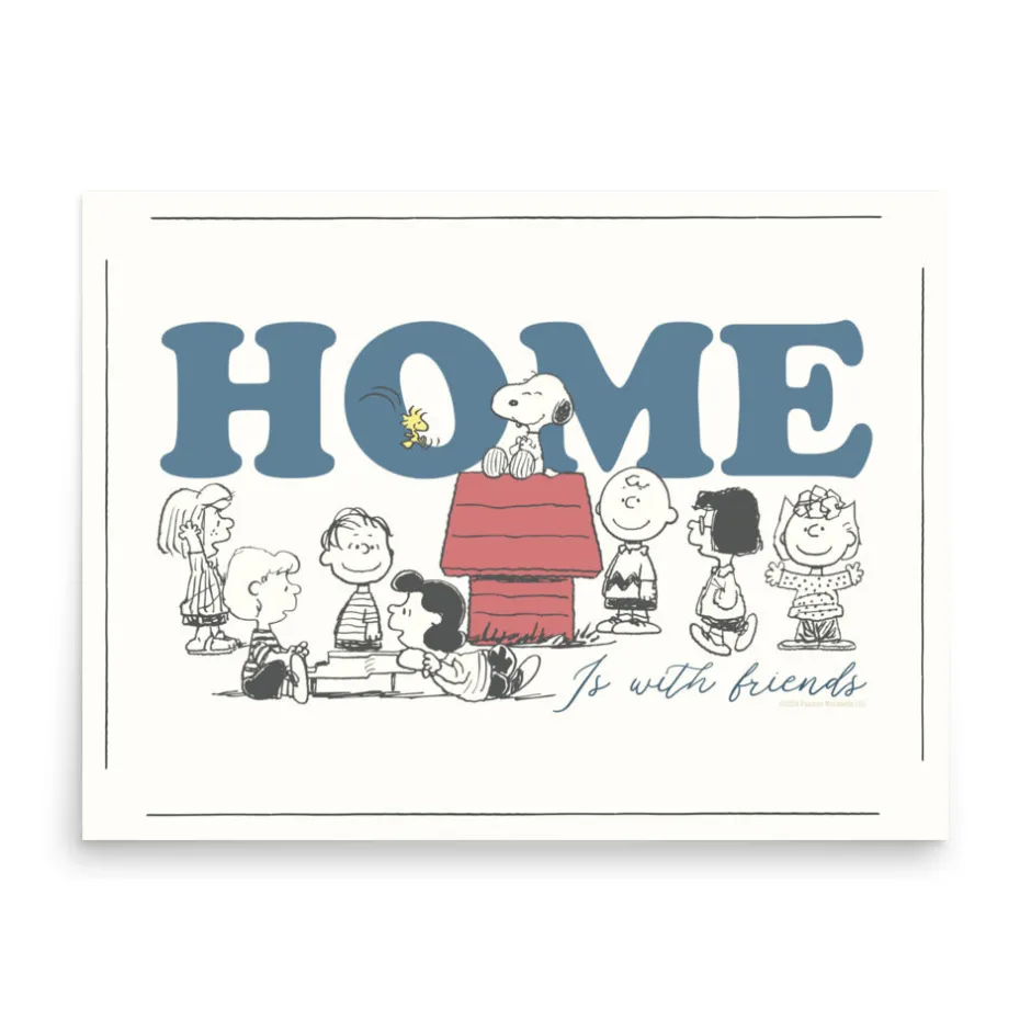 Outlet Home Premium Poster Peanuts Gang | Wall Art
