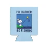 New I'd Rather Be Fishing Can Cooler Snoopy | Can Coolers