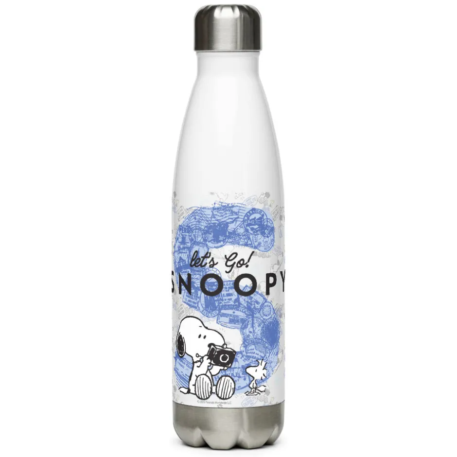 Best Let's Go Water Bottle Woodstock | Snoopy