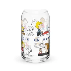 Clearance Life Is Better With A Dog Can Glass Snoopy | Schroeder