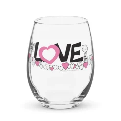 Hot Love Teardrop Glass Charlie Brown | Glassware