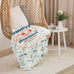 New Making Memories Sherpa Blanket Woodstock | Snoopy