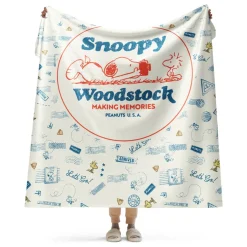 New Making Memories Sherpa Blanket Woodstock | Snoopy