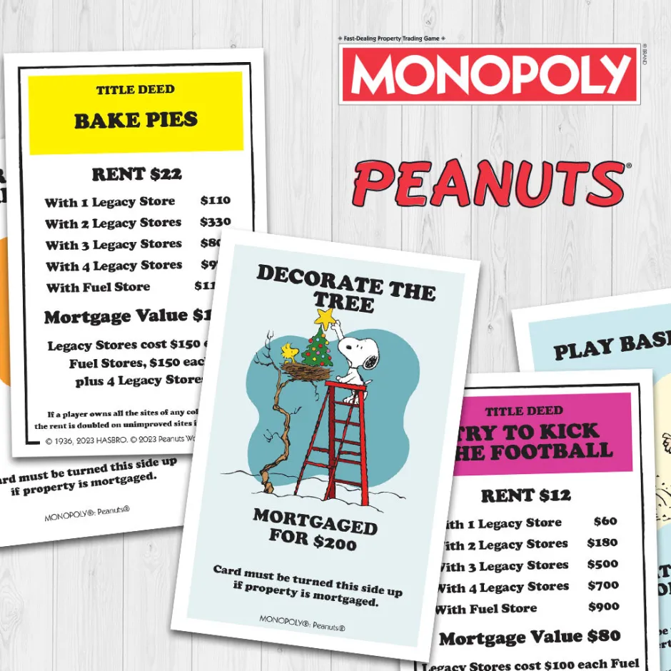 Clearance Monopoly Peanuts Gang | Games