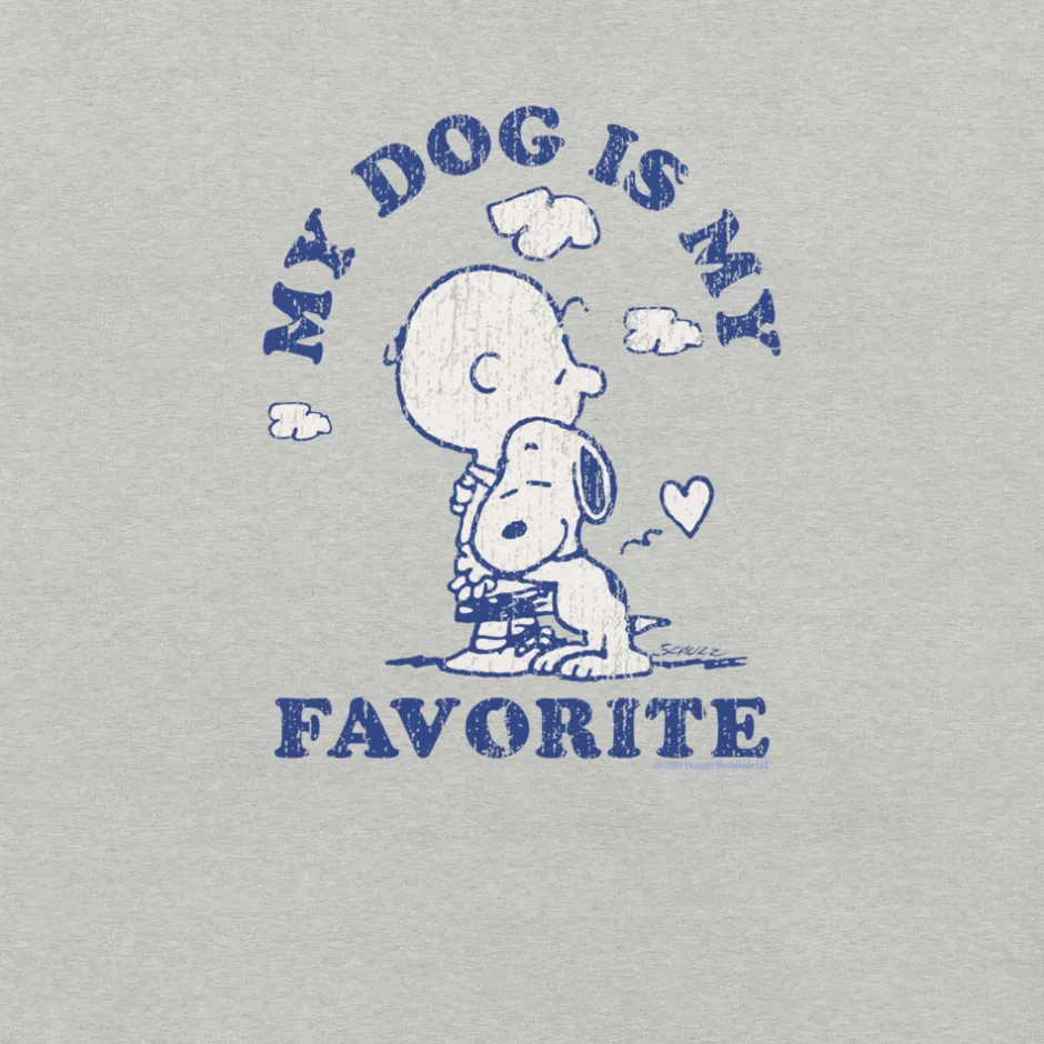 Clearance My Dog Is My Favorite Unisex T-Shirt Snoopy | Charlie Brown