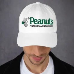 Discount Pickleball Department Embroidered Hat Snoopy | Pickleball Sets