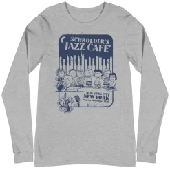 Hot Schroeder's Jazz Cafe Long Sleeve T-Shirt Woodstock | Schroeder