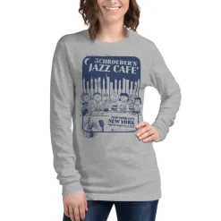 Hot Schroeder's Jazz Cafe Long Sleeve T-Shirt Woodstock | Schroeder