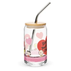 Best Single Dudes and Girls Club Can Shaped Glass Peanuts Gang | Glassware