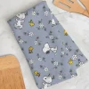 Best Snoopy And Woodstock Floral Kitchen Towel Woodstock | Snoopy