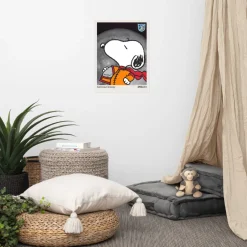 Fashion Snoopy Astronaut Premium Poster Wall Art