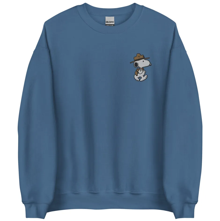 Discount Snoopy Beagle Scouts Embroidered Unisex Crewneck Snoopy | Hoodies & Sweatshirts
