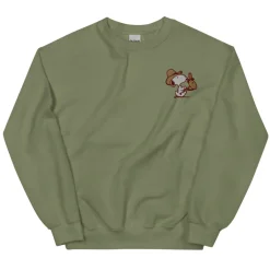 New Snoopy Cowboy Embroidered Crewneck Hoodies & Sweatshirts