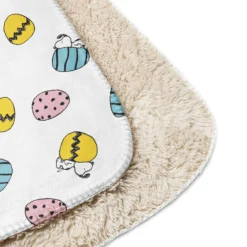 Online Snoopy Easter Eggs Sherpa Blanket Snoopy | Blankets & Pillows