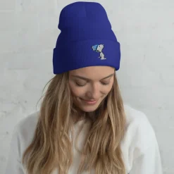 Sale Snoopy Embroidered Beanie Snoopy | Hats & Beanies