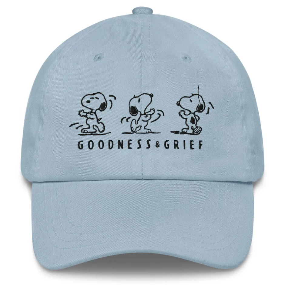 Online Snoopy Happy Dance Embroidered Dad Hat Peanuts Gang | Hats & Beanies