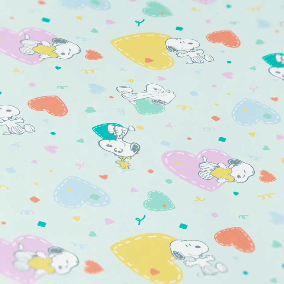 Hot Snoopy Hearts Gift Wrap Snoopy | Wrapping Paper