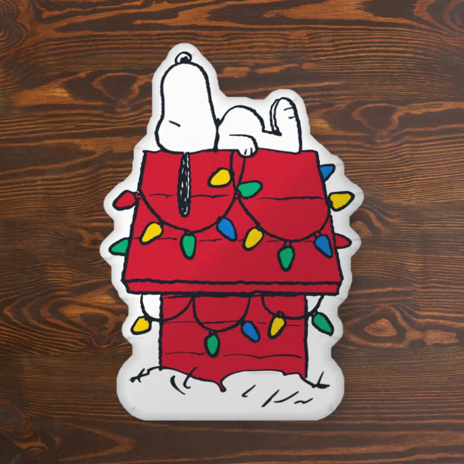 Best Snoopy Holiday House Pillow Snoopy | Blankets & Pillows