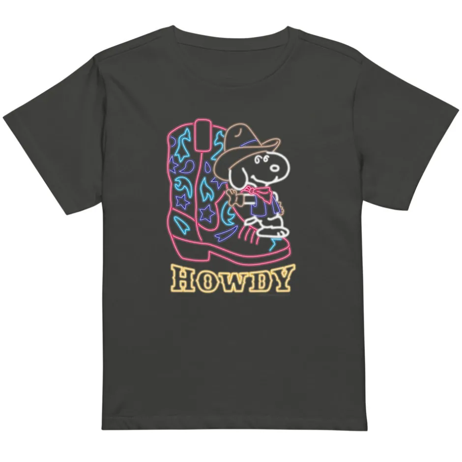 Fashion Snoopy Howdy Women's High Waisted T-Shirt Snoopy | T-Shirts